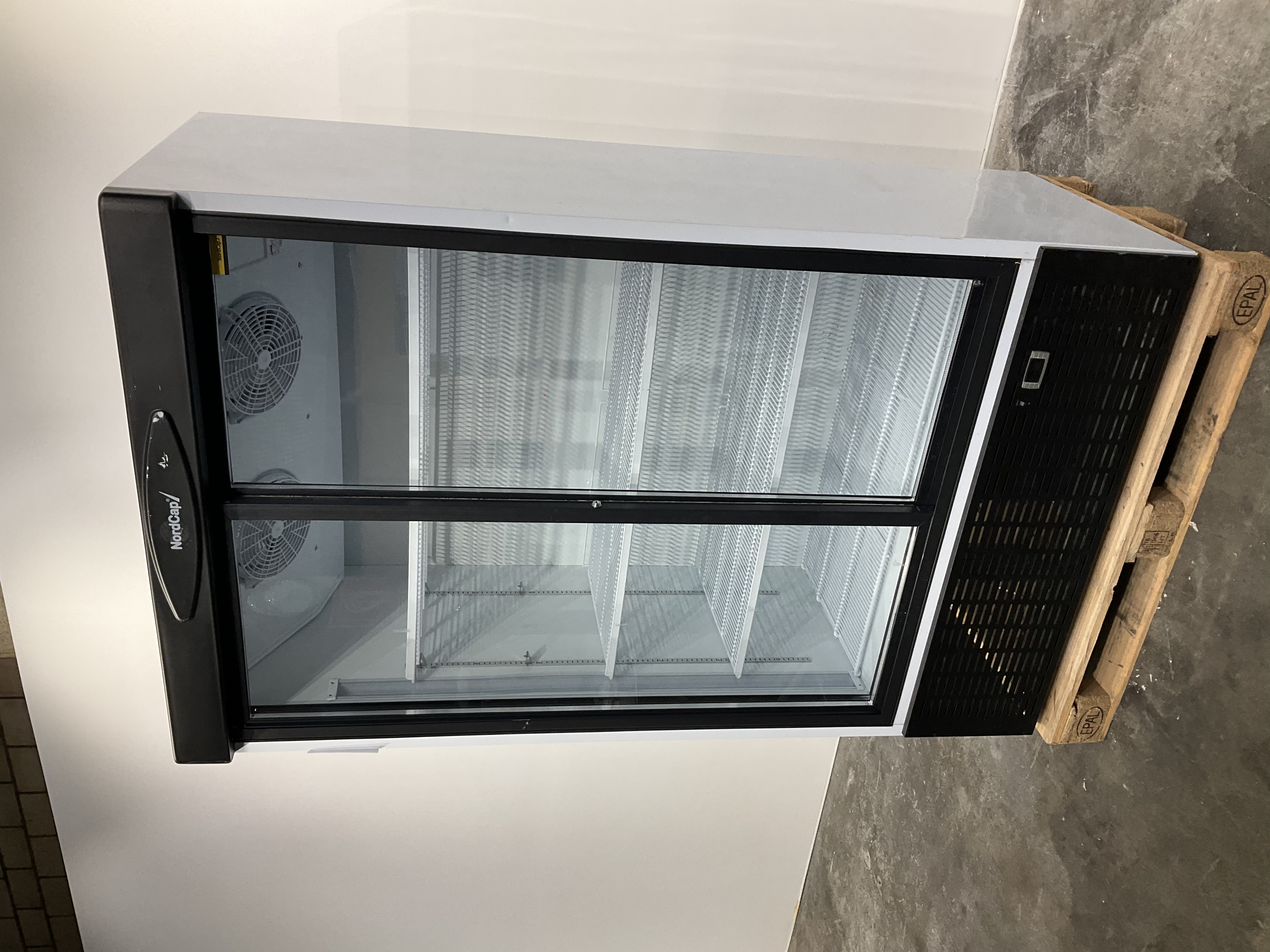 Wandkühlregal / Kühlschrank gebraucht, steckerfertig, NordCap, KU 1200G - SD 