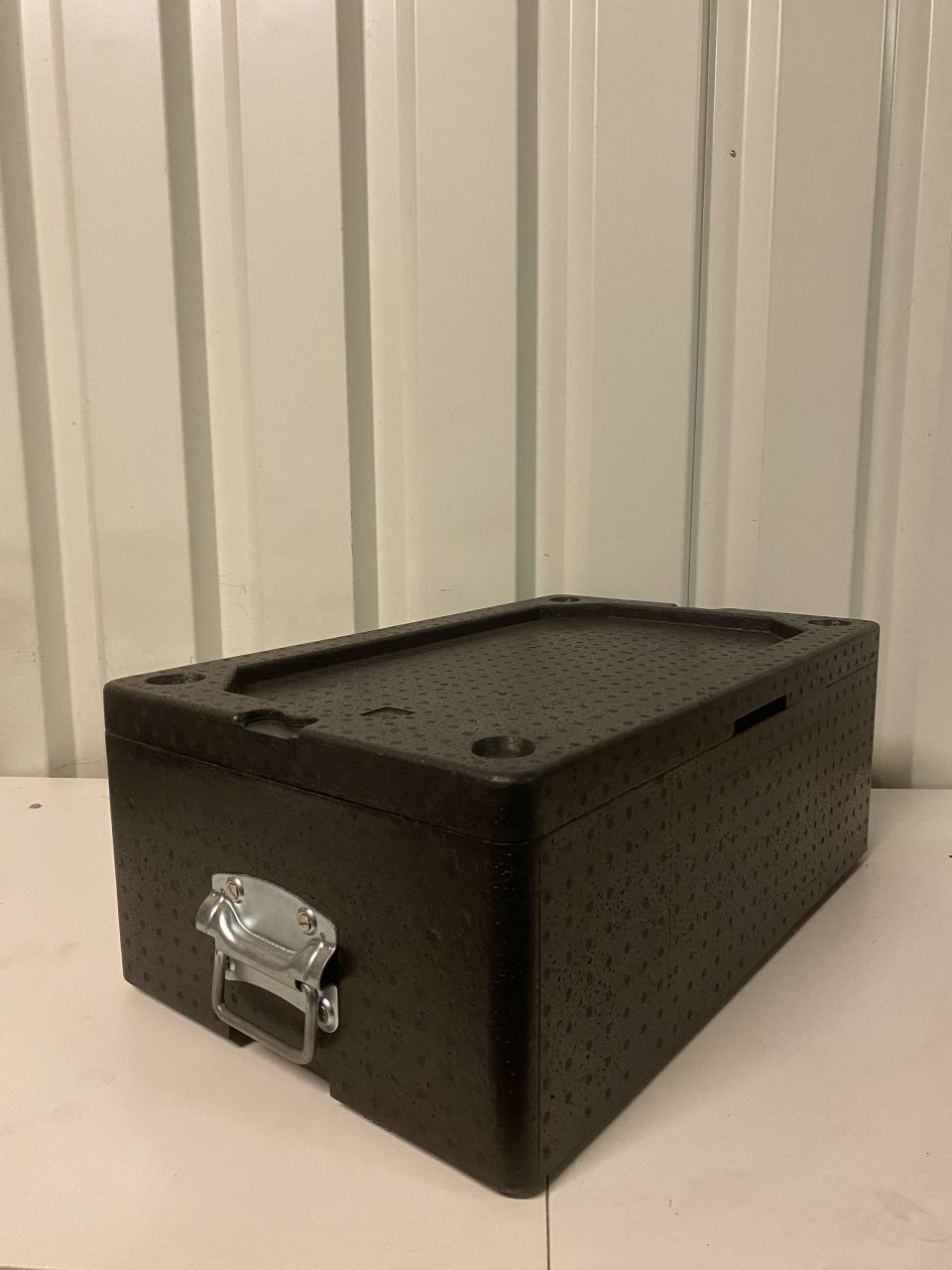 Thermobox / Styroporbox mit Deckel, grün oder schwarz, verschiedene Größen