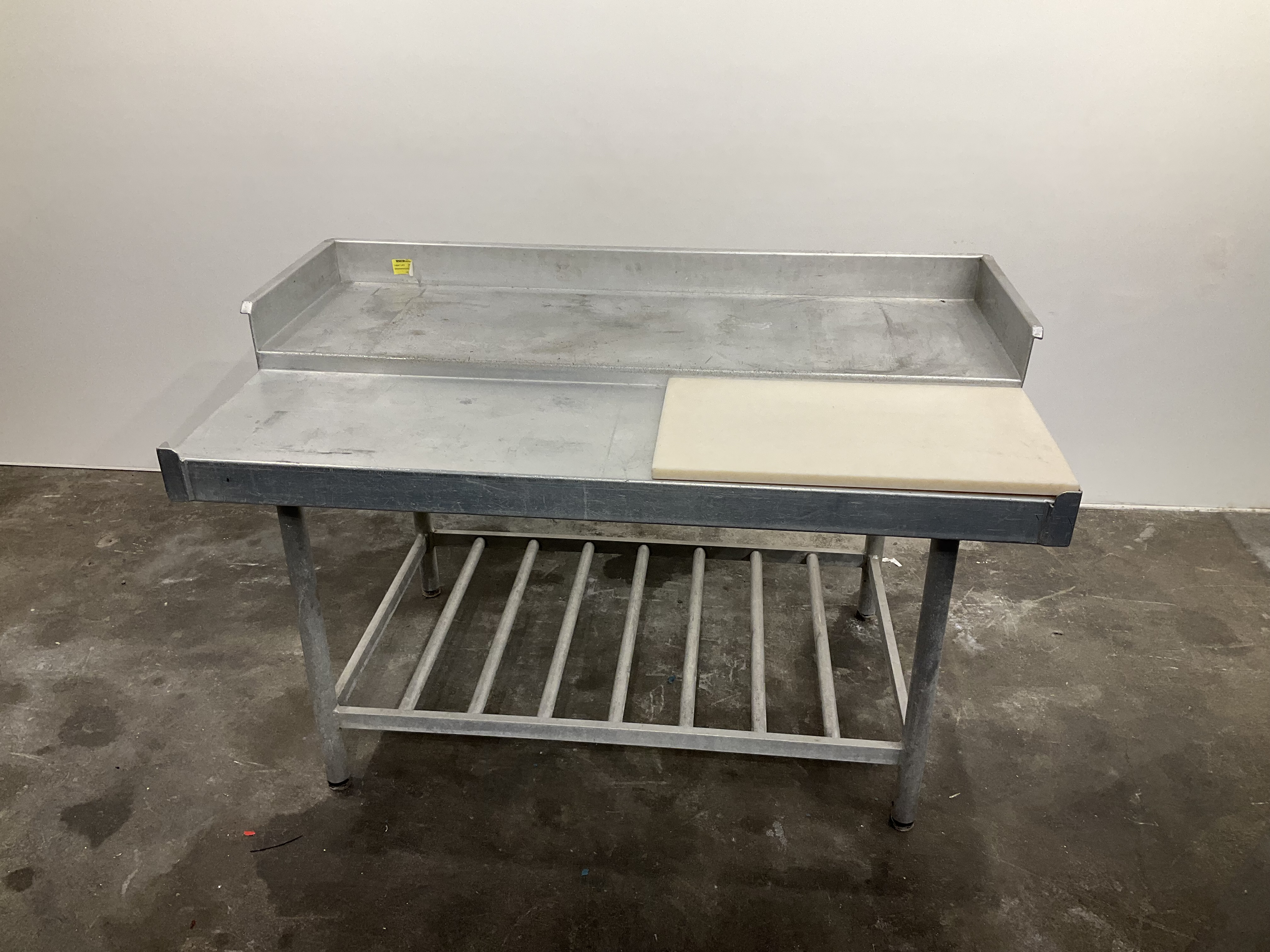 Arbeitstisch aus Aluminium, gebraucht