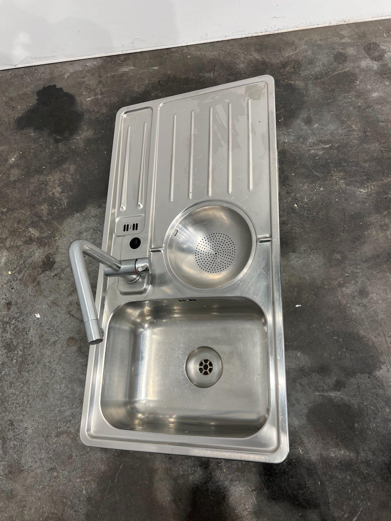 Worktop with sink